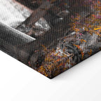 Autumn Buddha Waterfall Zen Canvas Print