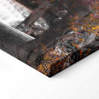 Autumn Buddha Waterfall Zen Canvas Print