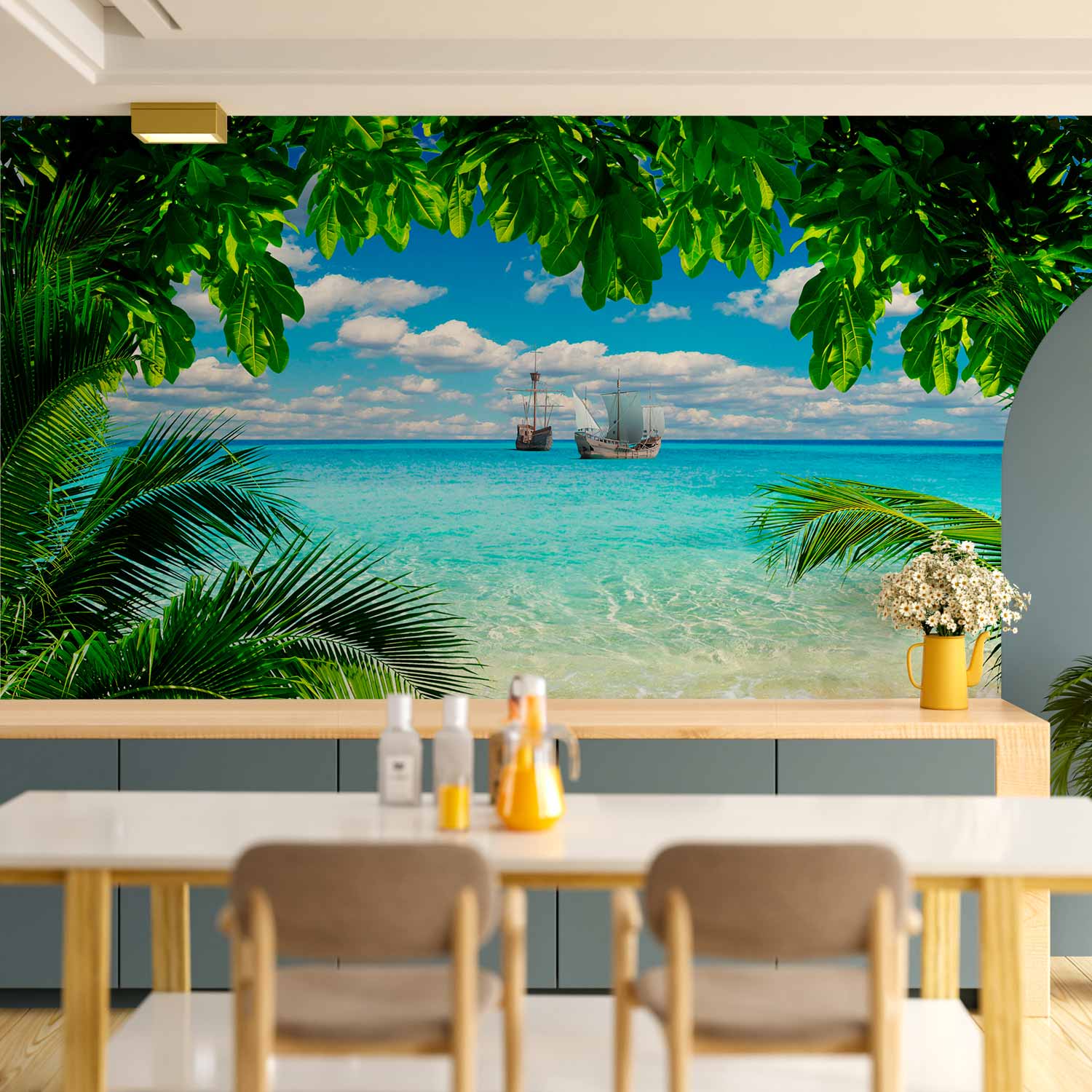 Phuket Province Tropical Sea Landscape Wall Mural