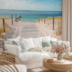 Seaside Holiday Landscape Wall Mural