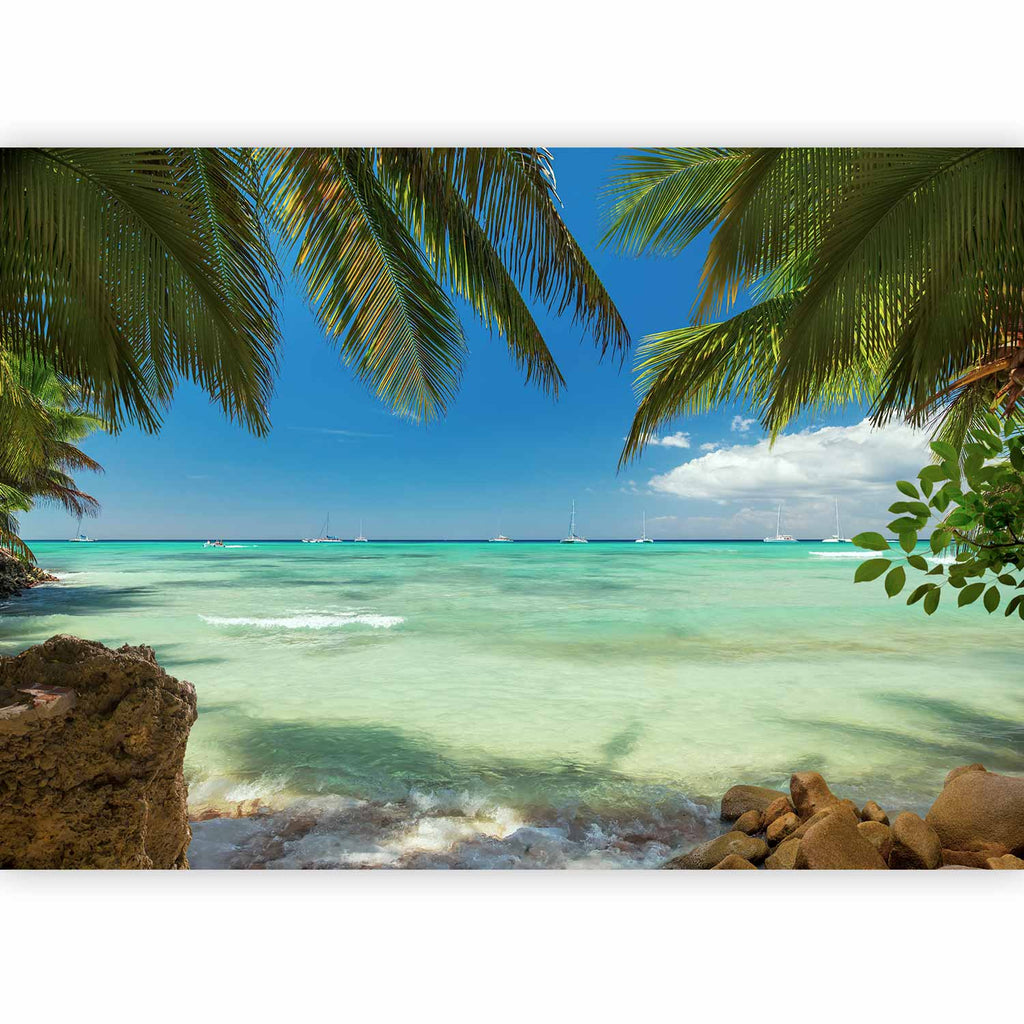 Relaxing Beach Scene Wall Mural