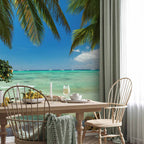 Relaxing Beach Scene Wall Mural