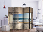 Sky Sea Landscape 5-Panel Room Divider