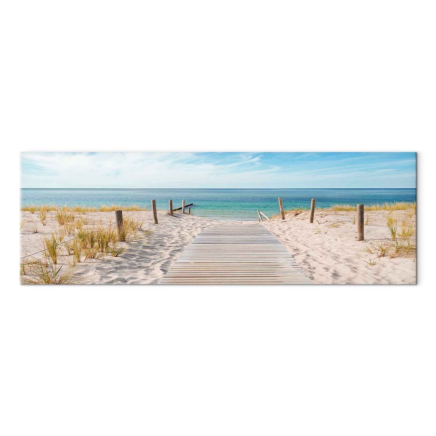 Silent Sea Sky Landscape Canvas Print