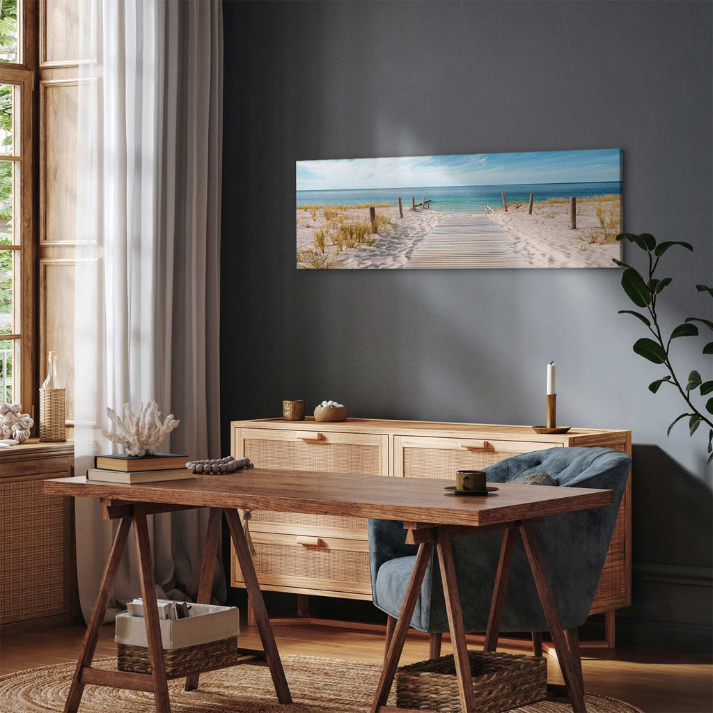 Silent Sea Sky Landscape Canvas Print