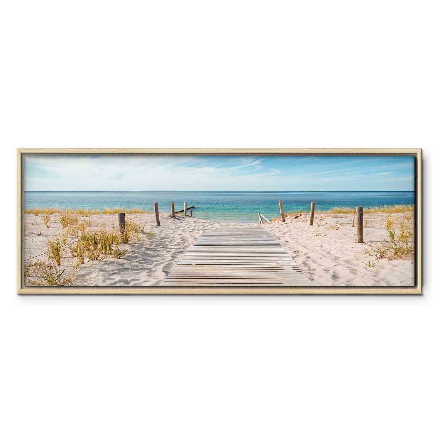 Silent Sea Sky Landscape Canvas Print