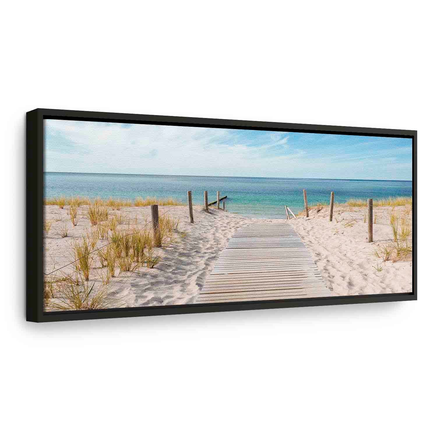 Silent Sea Sky Landscape Canvas Print