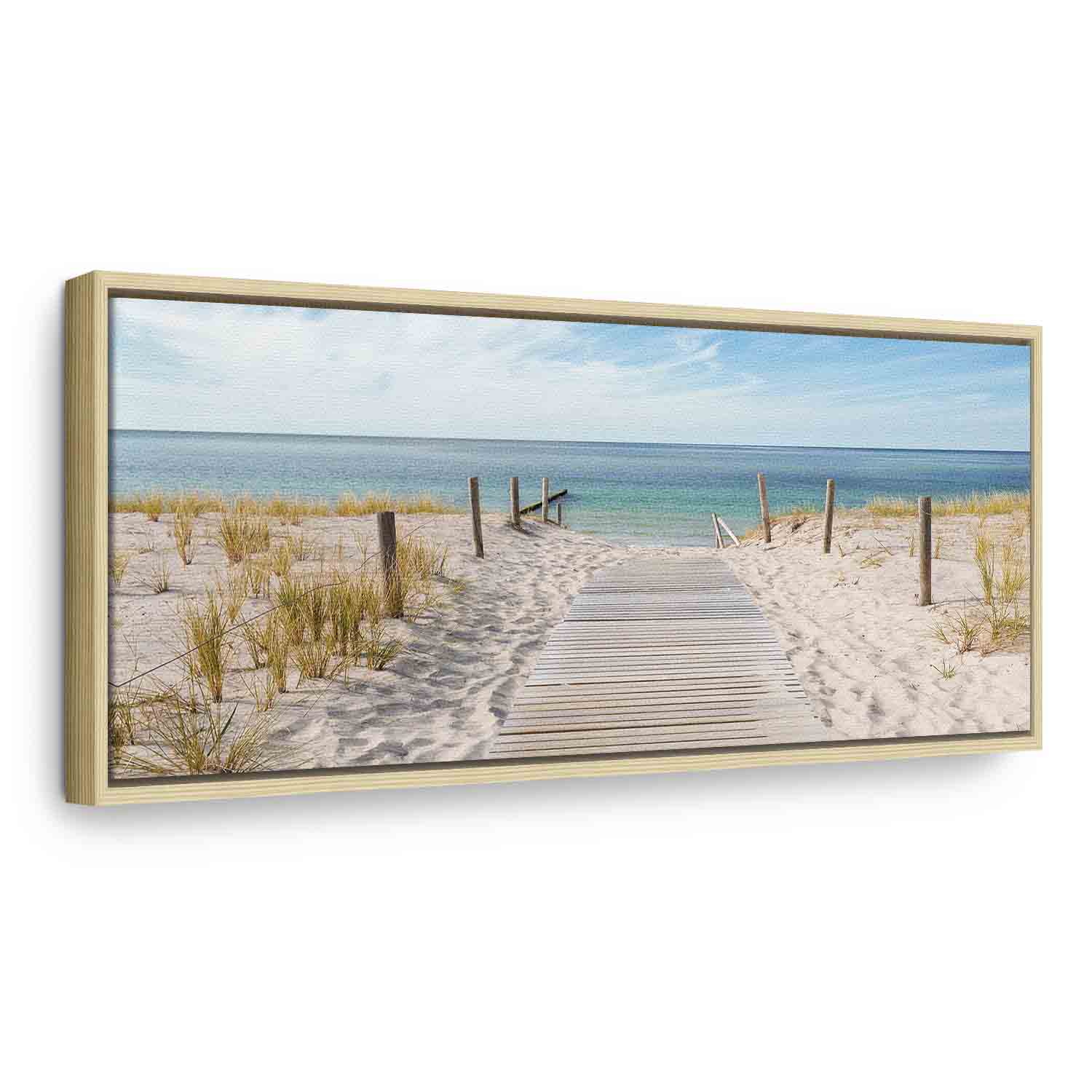 Silent Sea Sky Landscape Canvas Print