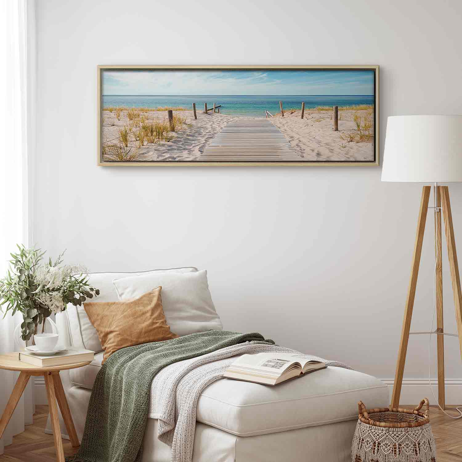 Silent Sea Sky Landscape Canvas Print