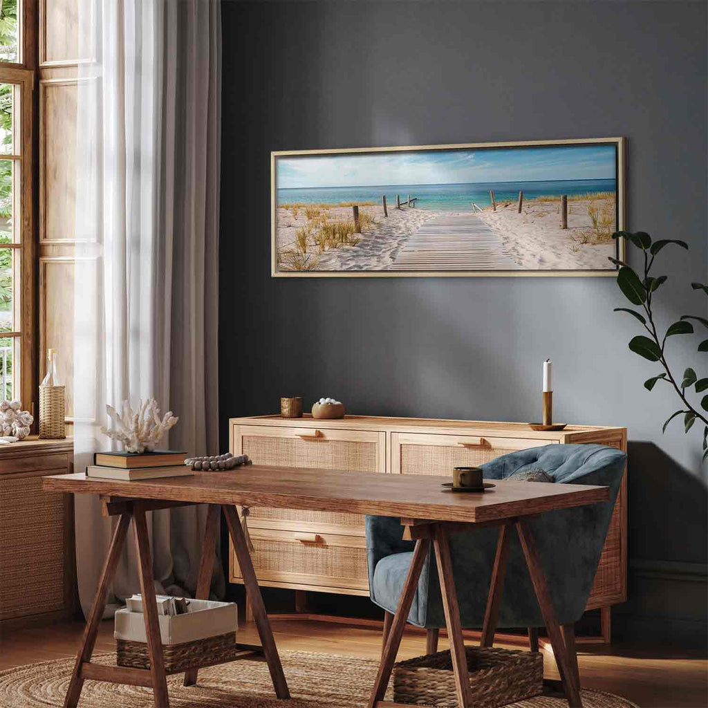 Silent Sea Sky Landscape Canvas Print