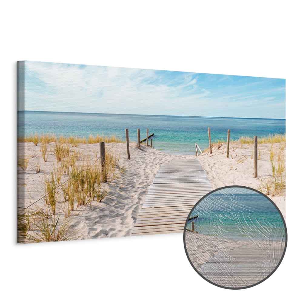 Silent Sea Sky Landscape Canvas Print