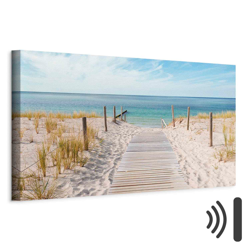 Silent Sea Sky Landscape Canvas Print
