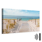 Silent Sea Sky Landscape Canvas Print