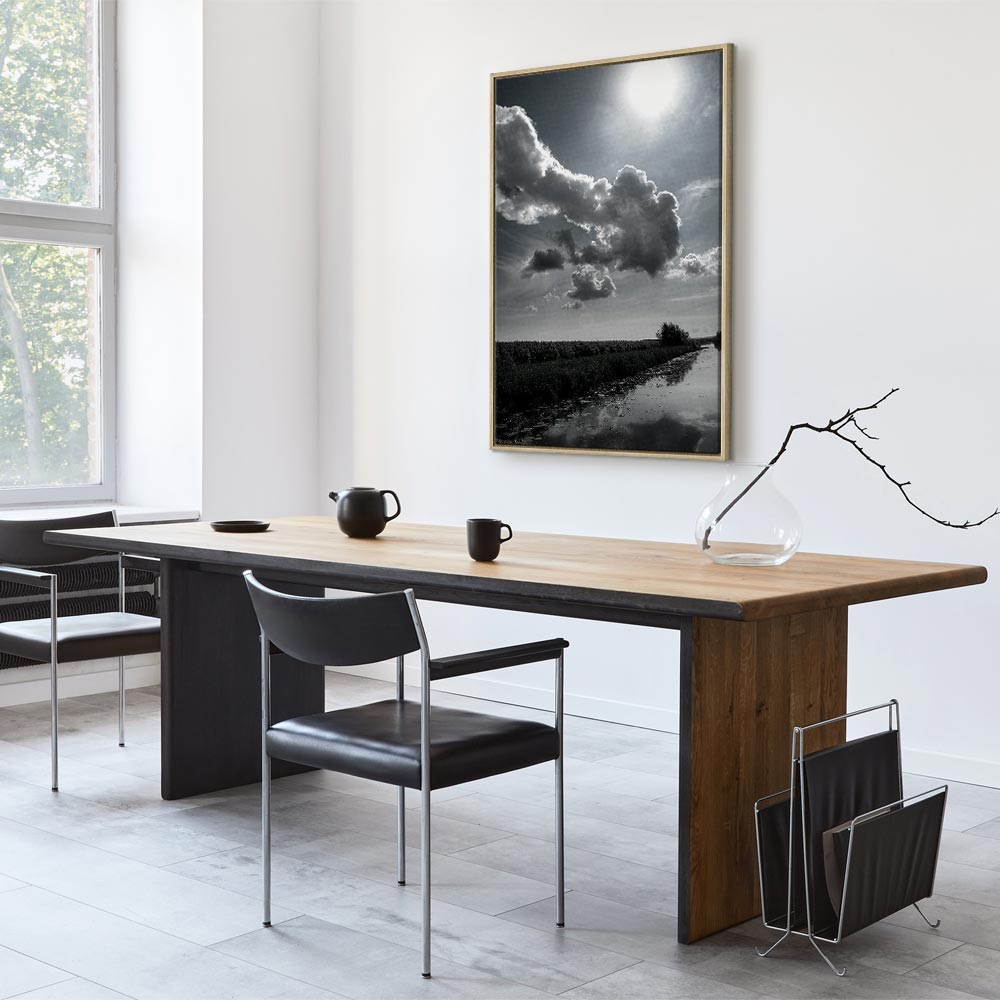 Sun Over Clouds Sky Reflection Canvas Print