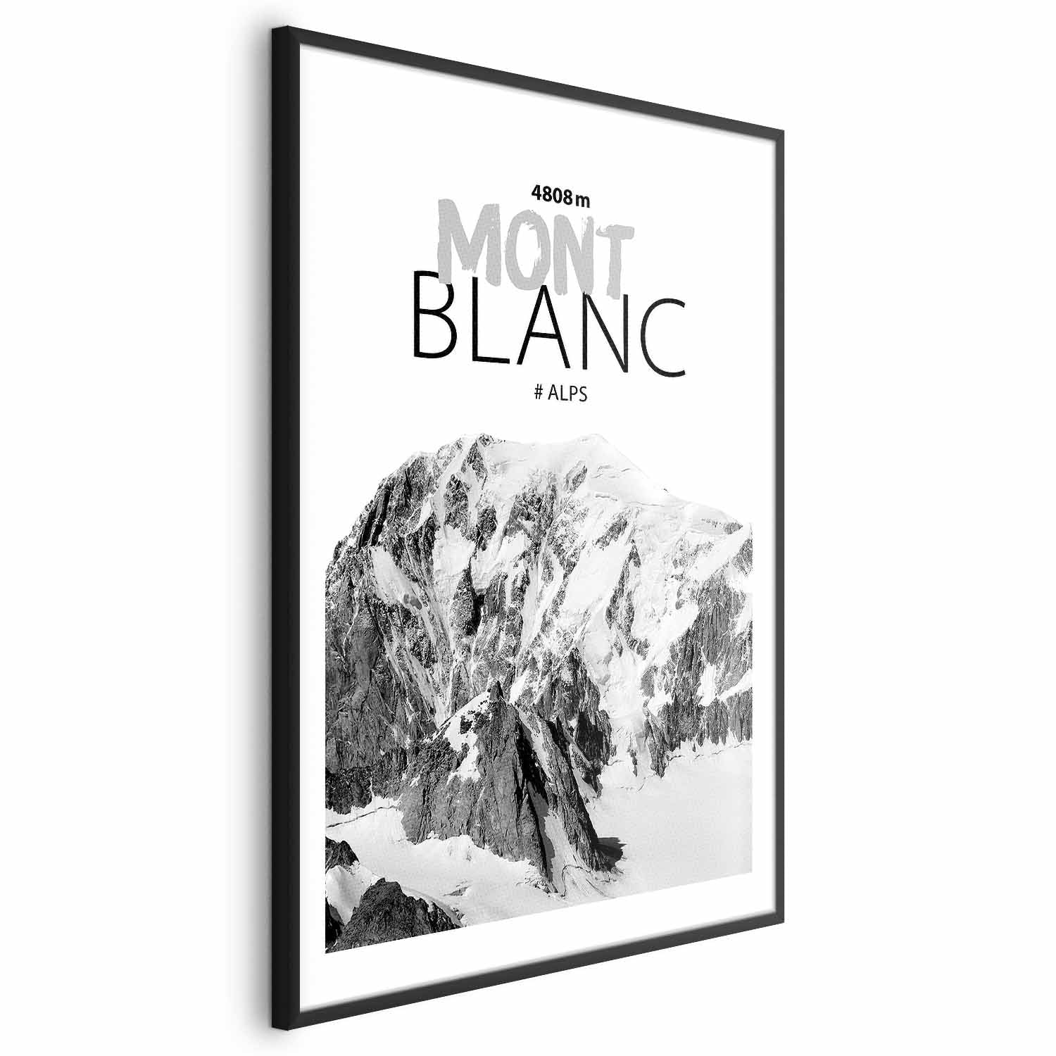 Mont Blanc Alpine Landscape Poster
