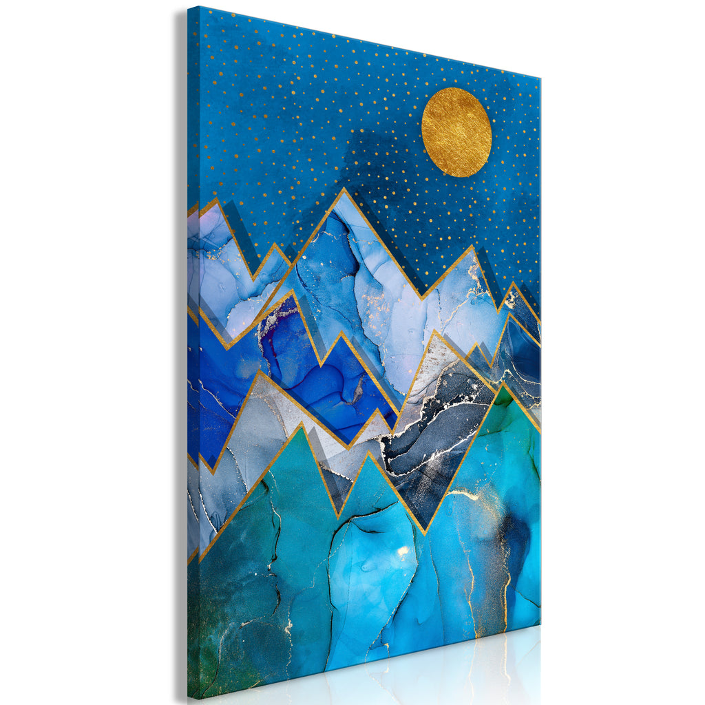 Canvas Print Night Walk Vertical - Abstract