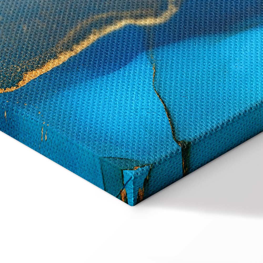 Abstract Geometric Night Canvas Print