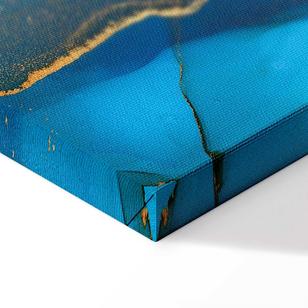 Abstract Geometric Night Canvas Print