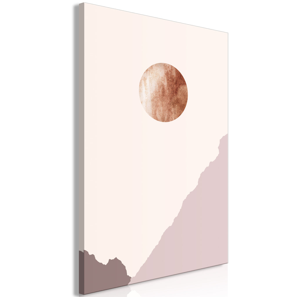 Canvas Print Mountain Planet Abstract Vertical