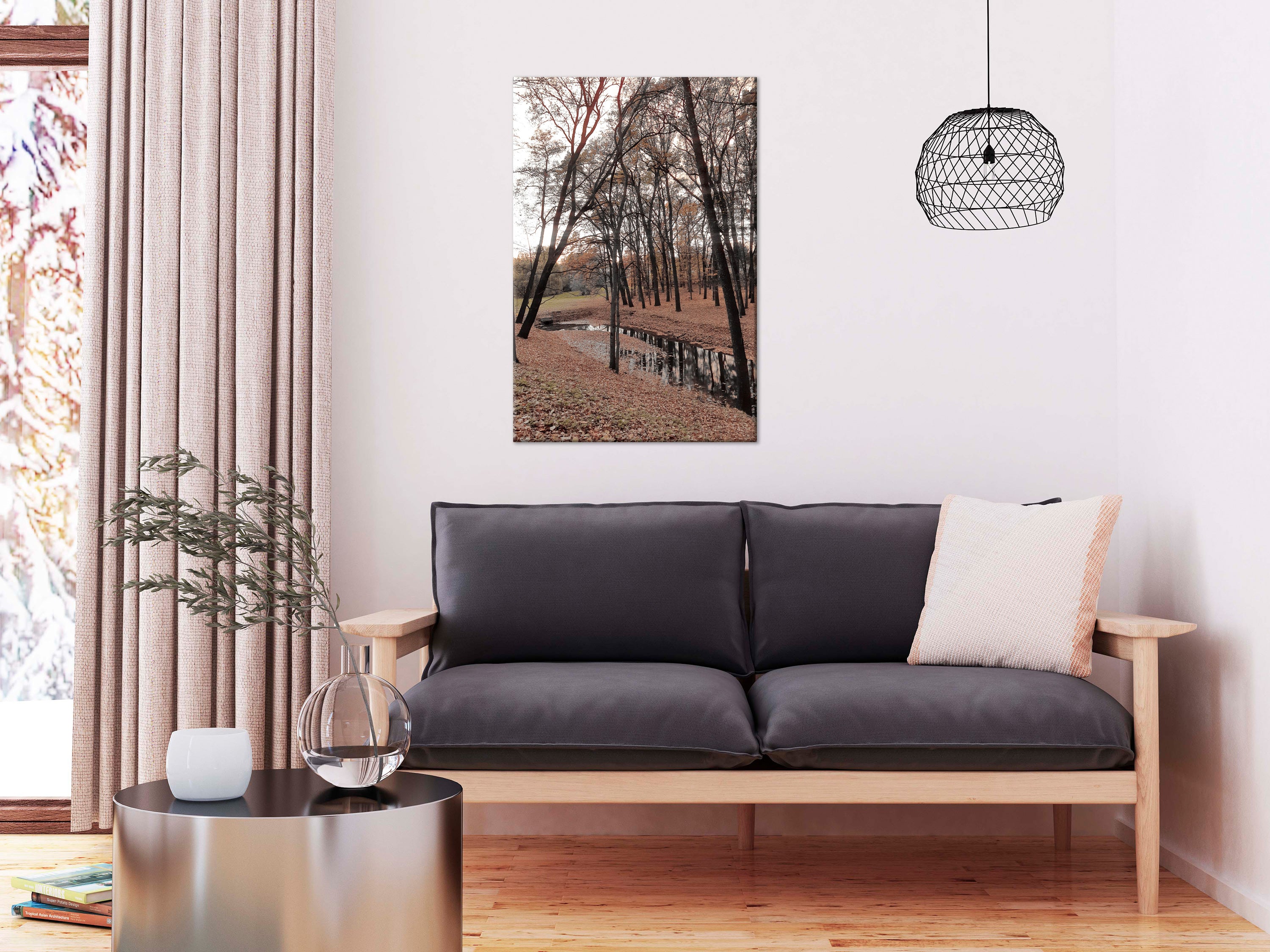 Canvas Print - Autumn Walk (1 Part) Vertical