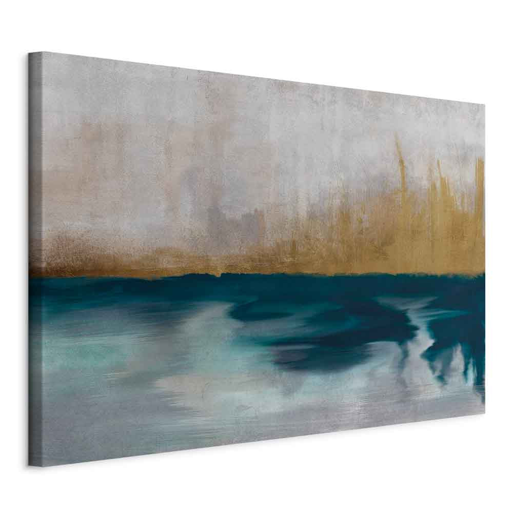Golden Grasses Nature Canvas Print