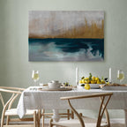 Golden Grasses Nature Canvas Print