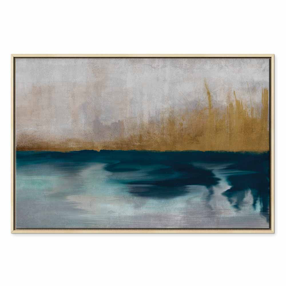 Golden Grasses Nature Canvas Print