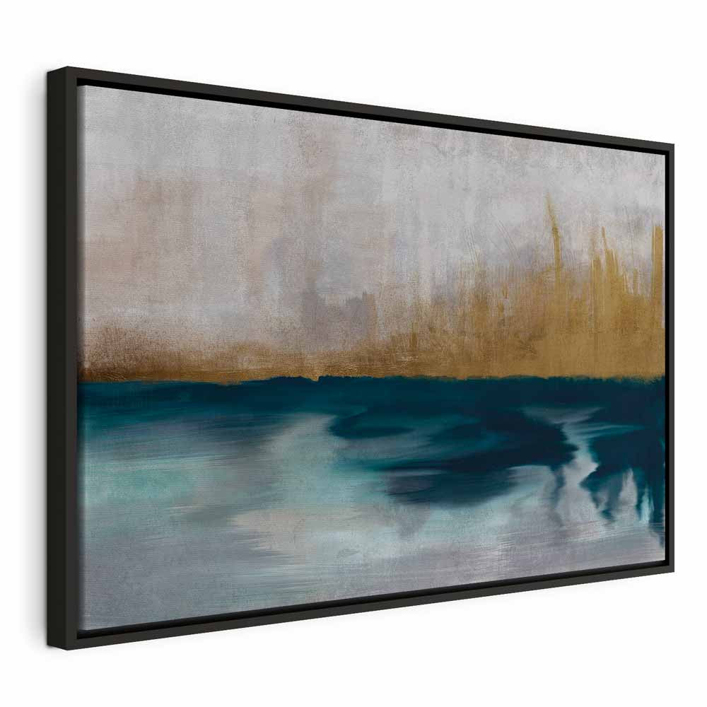 Golden Grasses Nature Canvas Print
