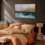 Golden Grasses Nature Canvas Print