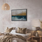 Golden Grasses Nature Canvas Print