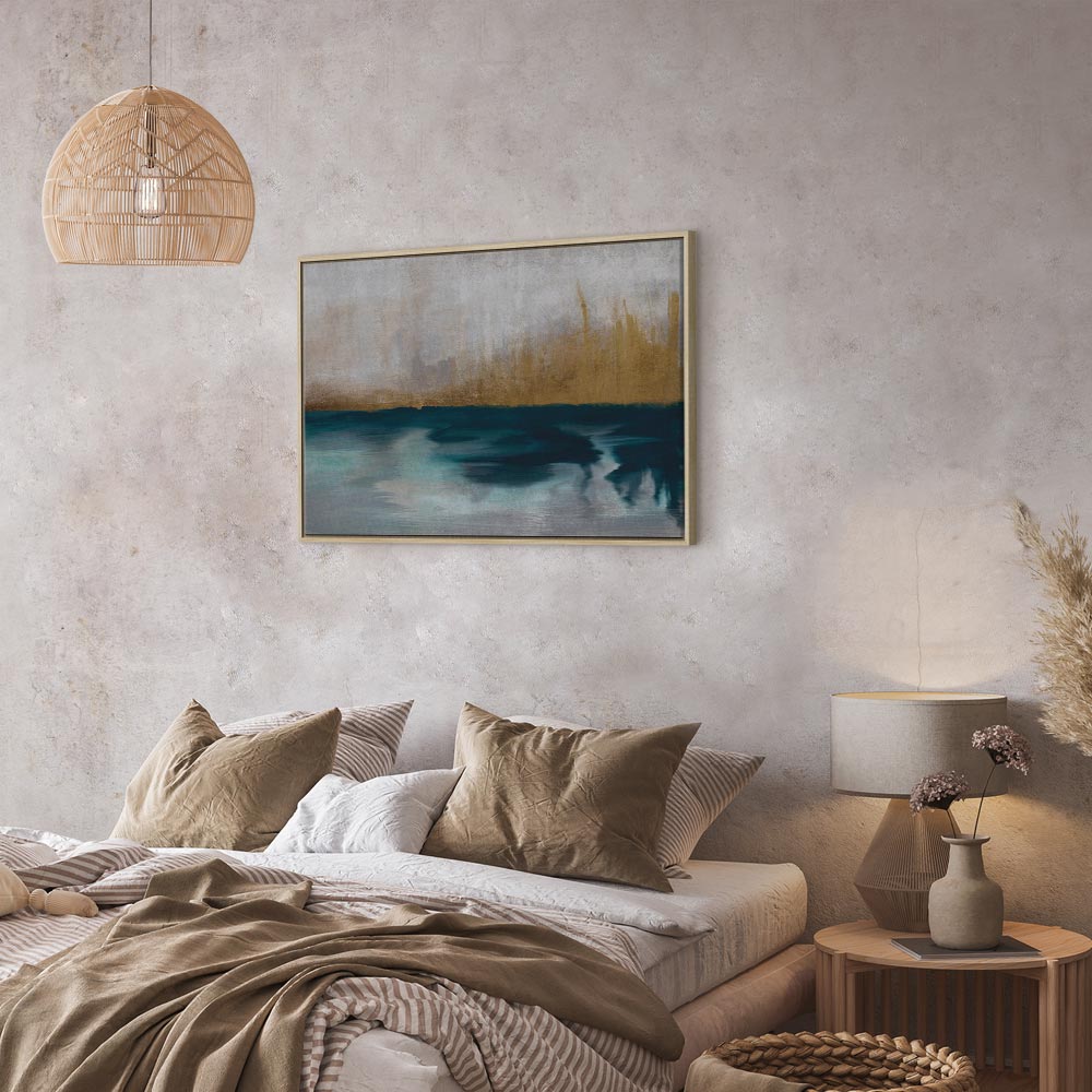 Golden Grasses Nature Canvas Print