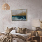 Golden Grasses Nature Canvas Print