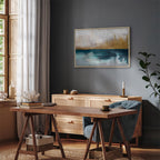 Golden Grasses Nature Canvas Print