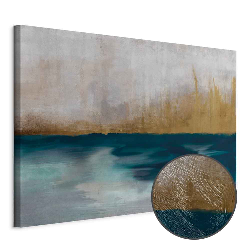 Golden Grasses Nature Canvas Print