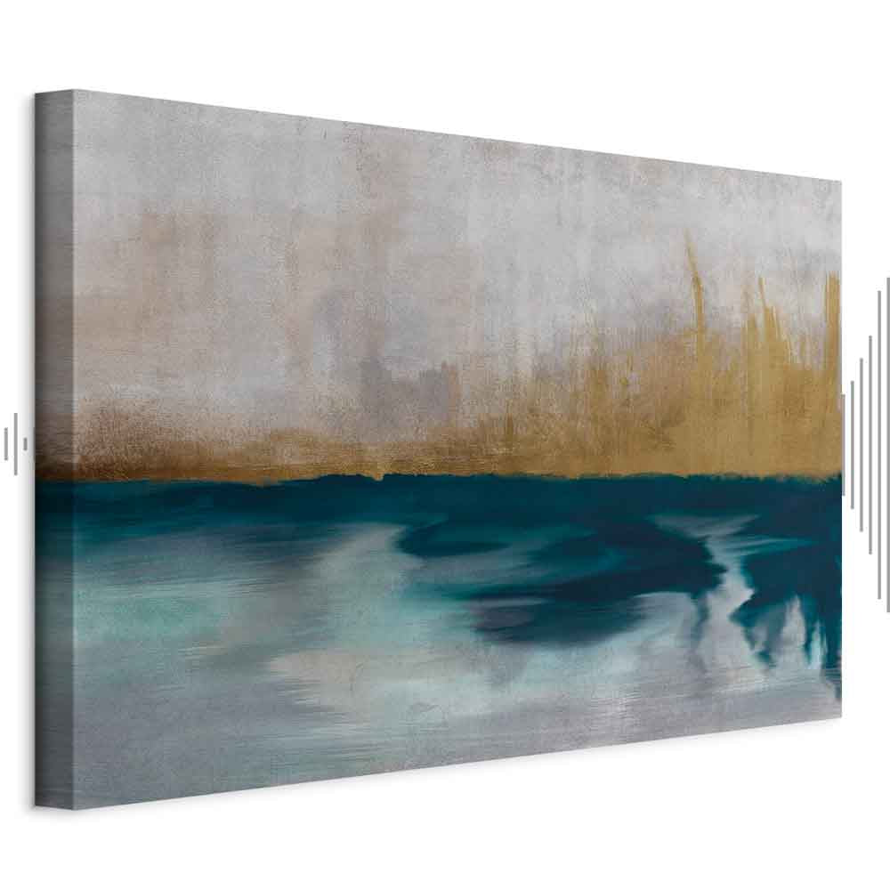 Golden Grasses Nature Canvas Print
