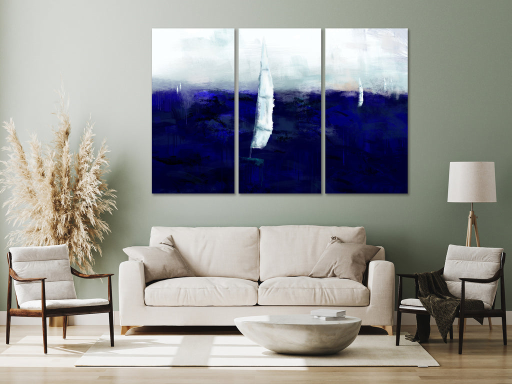 Canvas Print Maritime Memory 3 Parts