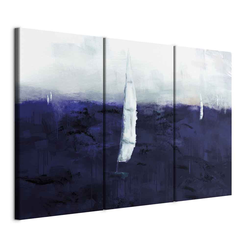 Maritime Seascape 3-Part Canvas Print
