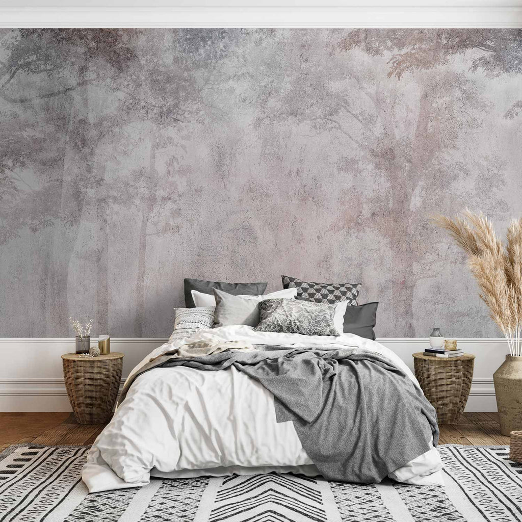 Forest Relief Texture Trees Wall Mural