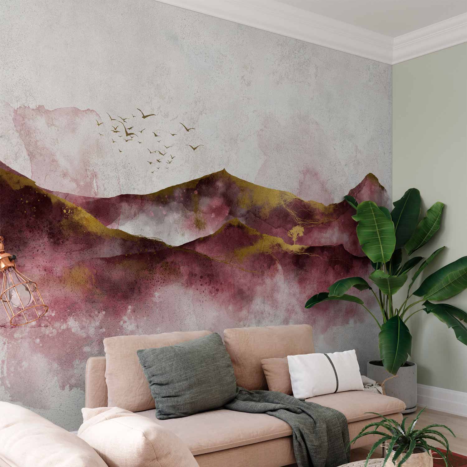 Wall Mural Golden Hour Landscape