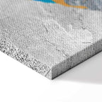 Starry Mountain Night Landscape Canvas Print