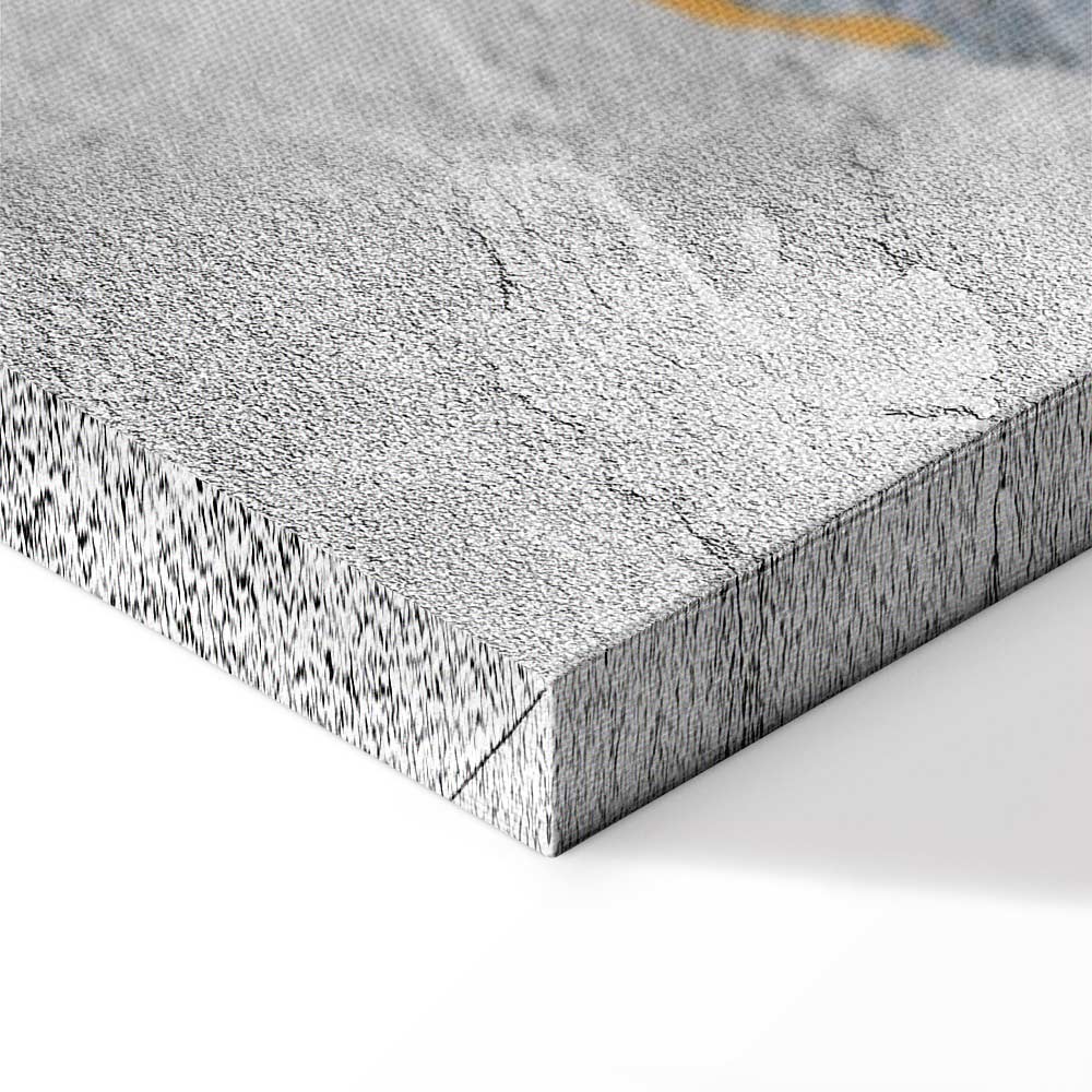 Starry Mountain Night Landscape Canvas Print