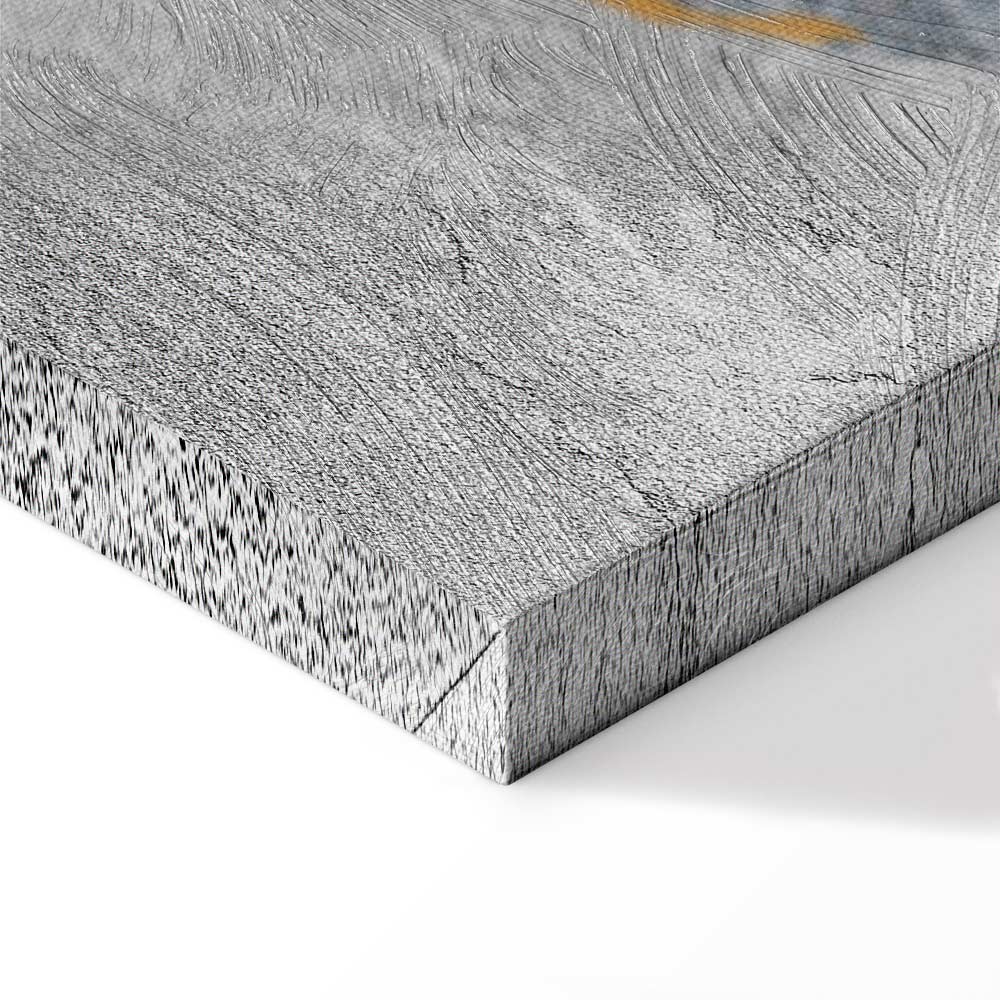 Starry Mountain Night Landscape Canvas Print