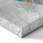 Starry Mountain Night Landscape Canvas Print