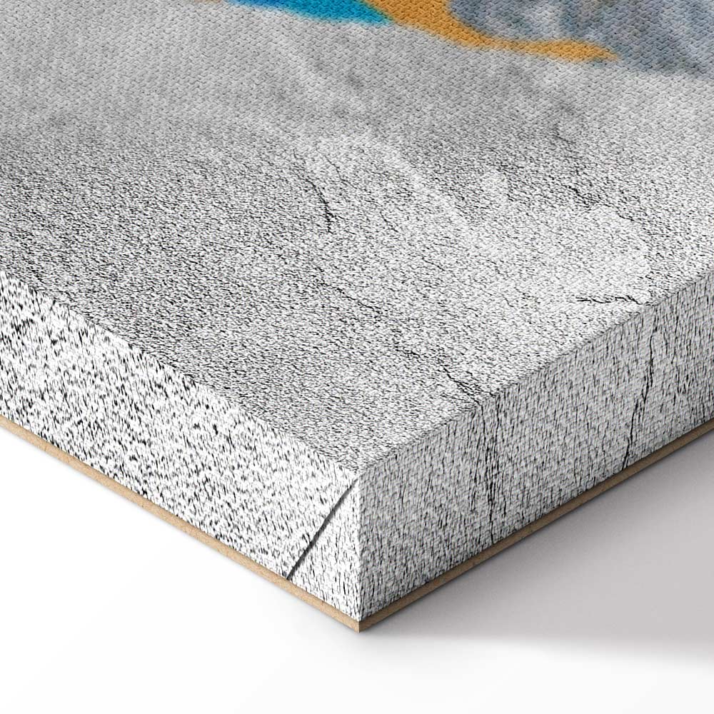 Starry Mountain Night Landscape Canvas Print