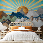 Morning Mountain Landscape Wall Mural
