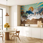 Morning Mountain Landscape Wall Mural