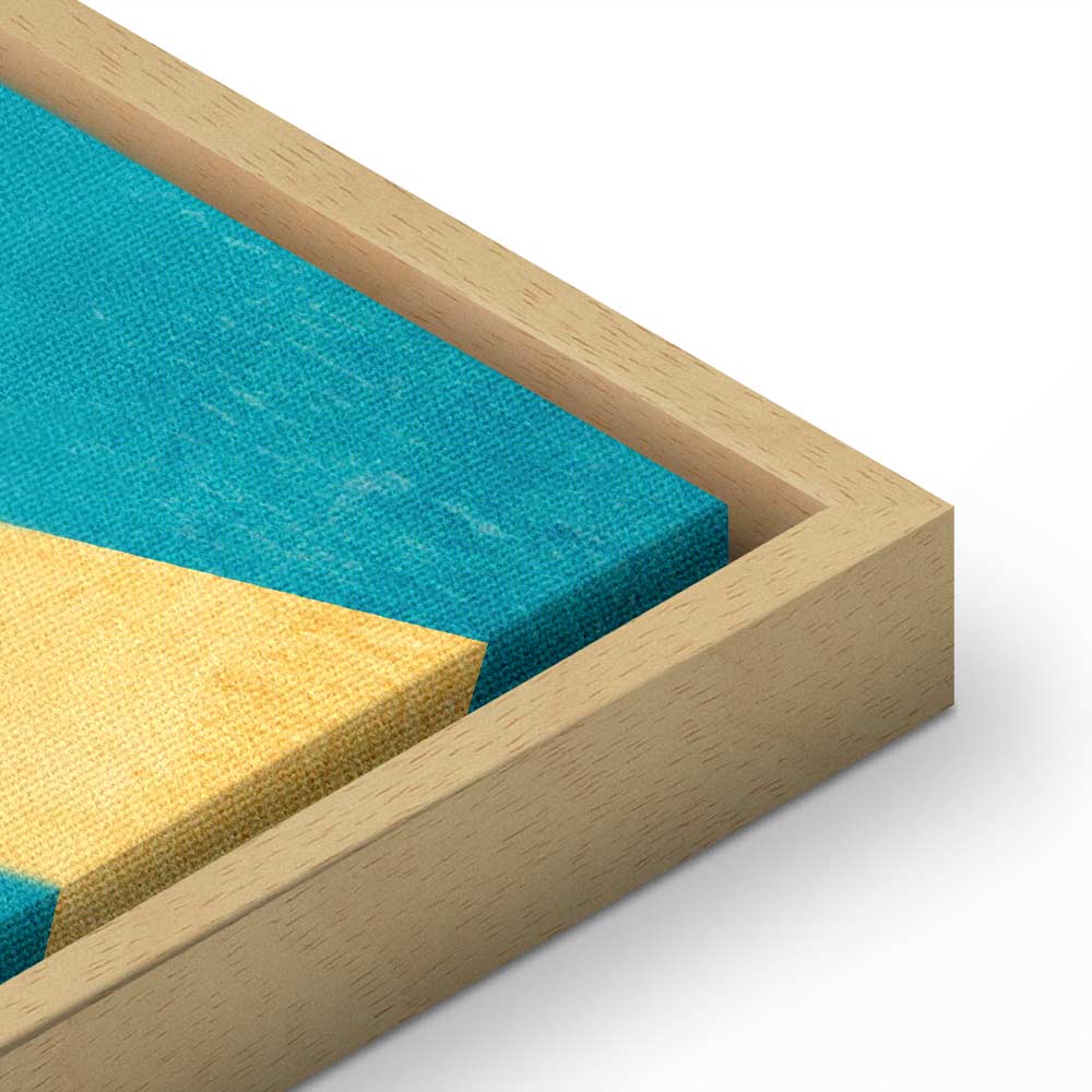 Morning Mountain Landscape Wide Canvas Print