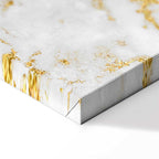 Cold Night Landscape Wide Canvas Print