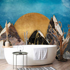 Abstract Marble Landscape Wall Mural