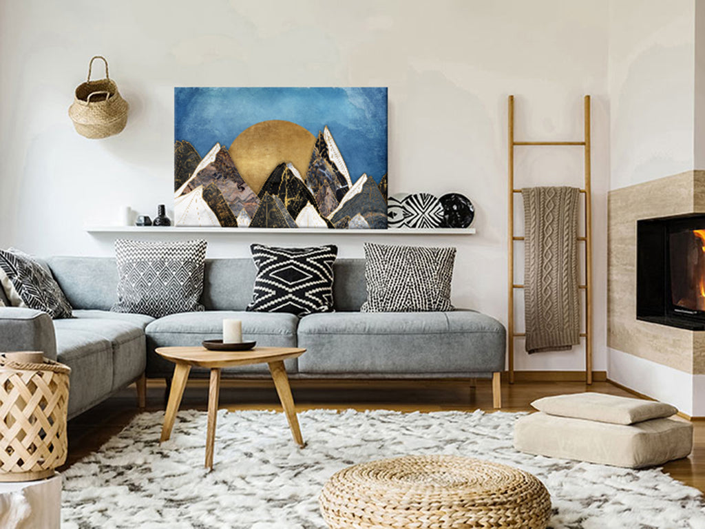 Canvas Print Lonely Journey Wide 1 Part